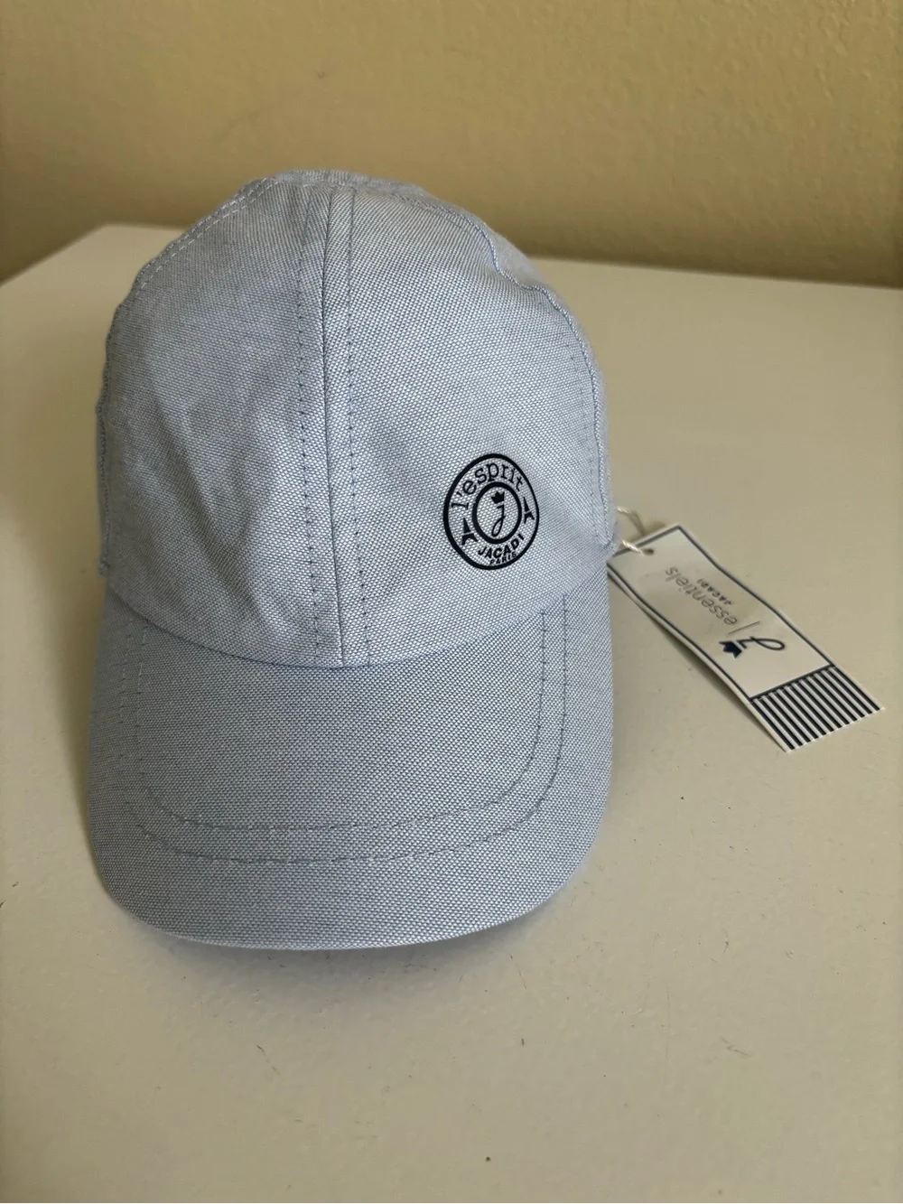 Jacadi l’esprit Baby Oxford ball cap - Blue/White 12M/47cm - NWT